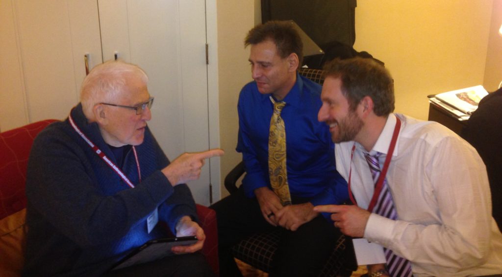 Ed Bruner chats with Quetzil Castañeda and Michael Di Giovine